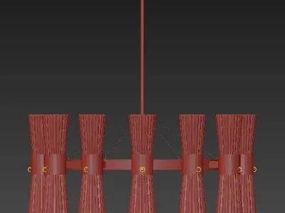 MODERN GLASS CHANDELIER 3D model buy