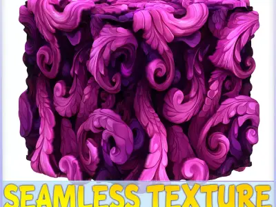 Stylized Foliage Seamless Texture Texture