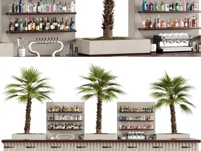Bar 21 Exterior Bar 3 130 Bottles 3D model