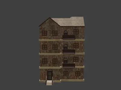 House Model 42 Low-poly 3D model