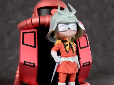 Char Aznable 3D print model