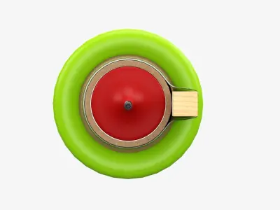 Rocket fireworks 03 3D model