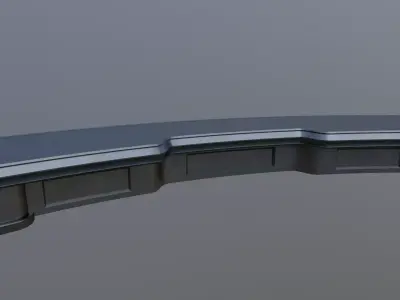 Sci -Fi Desk Low-poly 3D model purchase
