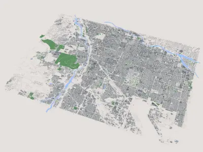 Tucson City Arizona 3D model