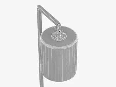 Arteriors Parrish Antique Bronze Iron Floor Lamp 3D model