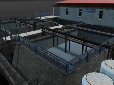 Planting Industry 3D Model  Low-poly 3D model