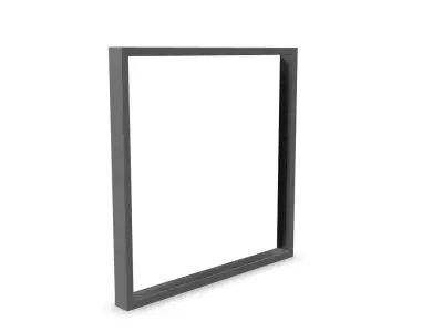 Modern Minimalist Picture Window - window 3D Model 3D model