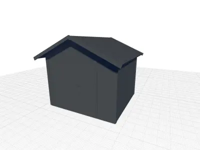 Garden Shed 3D model