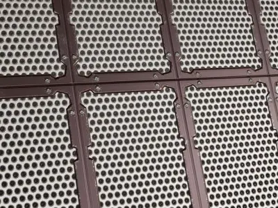 Var Metal Grill Transparent PBR Seamless Texture