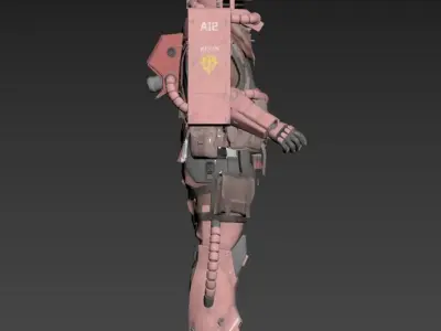 Call of Duty ZAKU MS-06S 3D print model