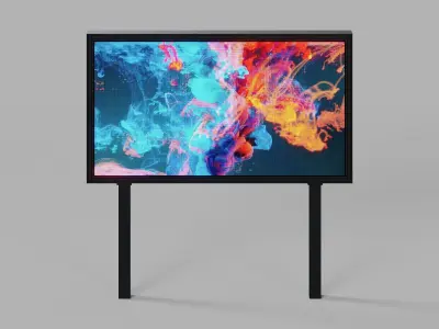 Big LED Screen 3D model