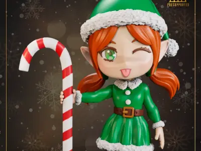 Kaisa I Christmas Advent Calendar 3D print model