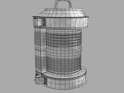 Marine signal lamp 3D model