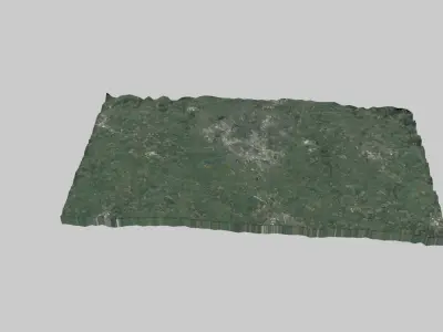 Lexington City Low-poly 3D model