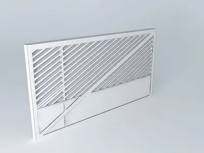 Gate for garage Free 3D model