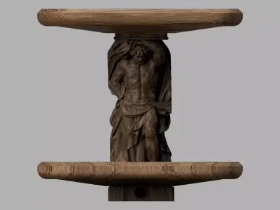 Greek Sculpture Dual Soap Dish 3D print model