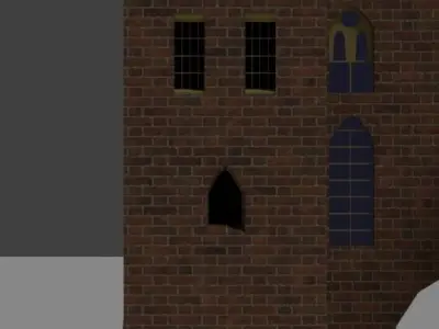 Royal Gate  Low-poly 3D model