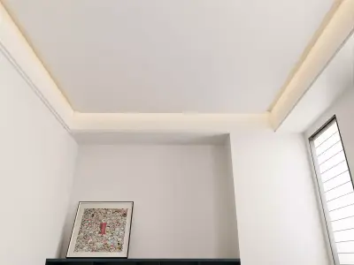 Modern Cozy Reading Nook 3D model