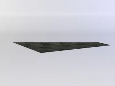 Floor platform Low-poly 3D model