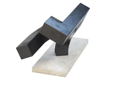 Clement Meadmore Attributed Working Model 3D model