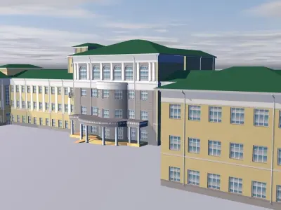 King residence 3D model