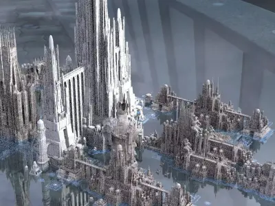 Zeus Halls of Everafter Complete Kit bash  3D model