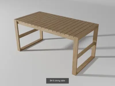 BK series chair-sofa-sunbed-table  3D Model Pack