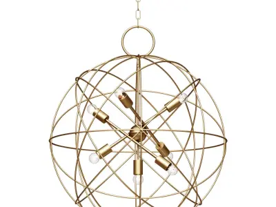 Chandelier KONSE SP1 155968 Ideal Lux 3D model