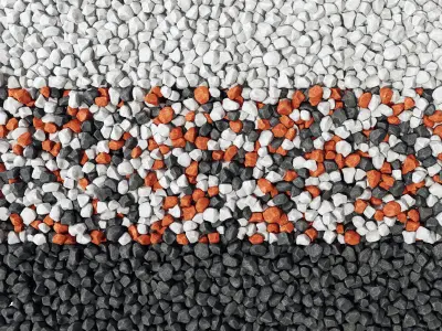 Gravel splinter smooth n1 3D model