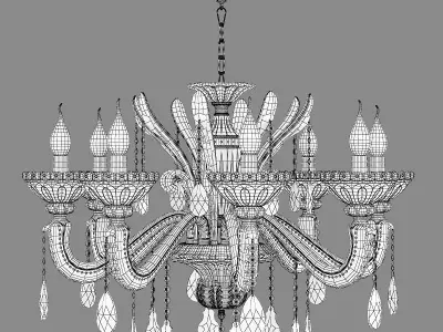 698082 Alzata Osgona Chandelier 3D model