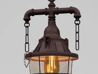 Hanging lamp LOFT HOUSE P-112 3D model