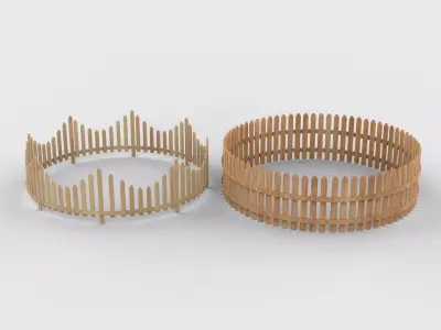 picket fence  3D model