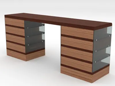Office Table 3D model