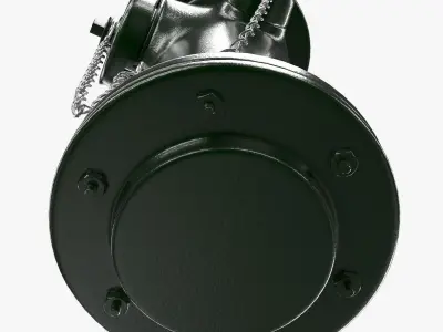 Hydrant fire 3D model