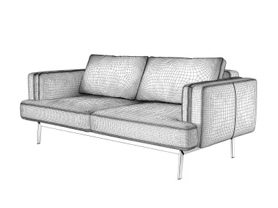 DS 747 3 Seater Sofa 3D model
