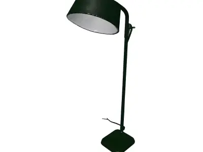 Modern Black Floor Lamp 3D Model Low-poly 3D model