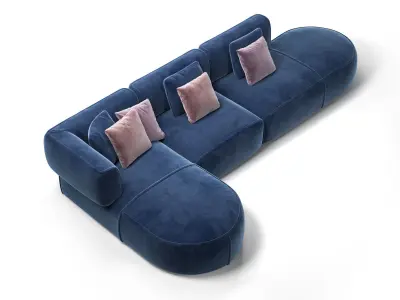 553 Bowy 50 10 Modular Sofa 3D model