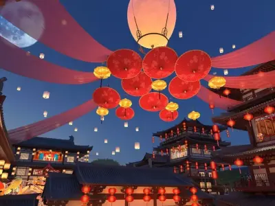 Ancient Cultural Street 3D model