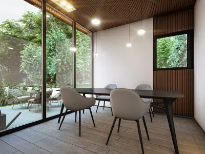 Tiny House 3D Model  Exterior-Ready Lumion Scene Low-poly 3D model