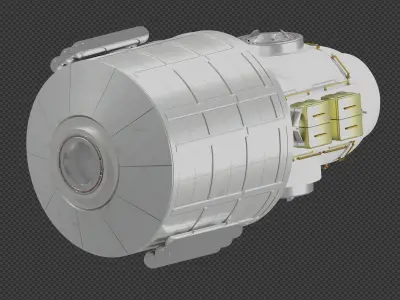 NASA Exploration Augmentation Module 3D model