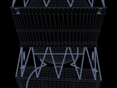 Blok DM upper stage 3D model