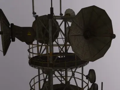 Antenna Low-poly 3D model