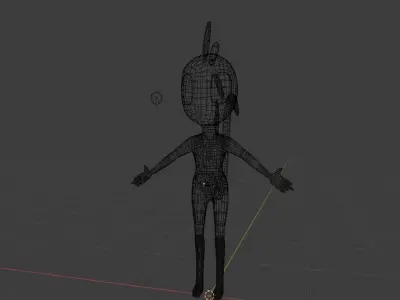 Lizard man 3d model 3D model