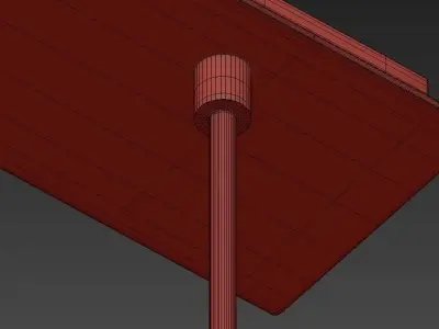 Loft Cone Pendant Reflector 5 Line 3D model