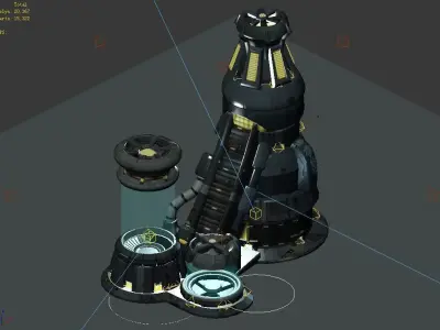 Functional mechanical object 05 3D model