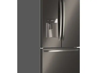 LG Refrigerator Collection 01 Low-poly 3D model
