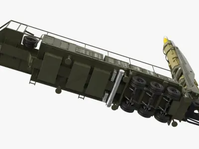 TEL Based Launcher with Raised Missile 