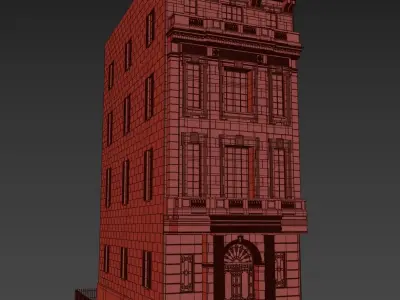 Neoclassical House 3D model
