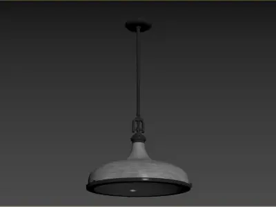 Rutherford pendant light 3D model purchase