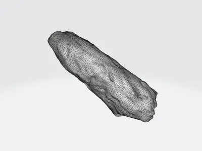  3d Model Dark Brown Wood Texture 3D model